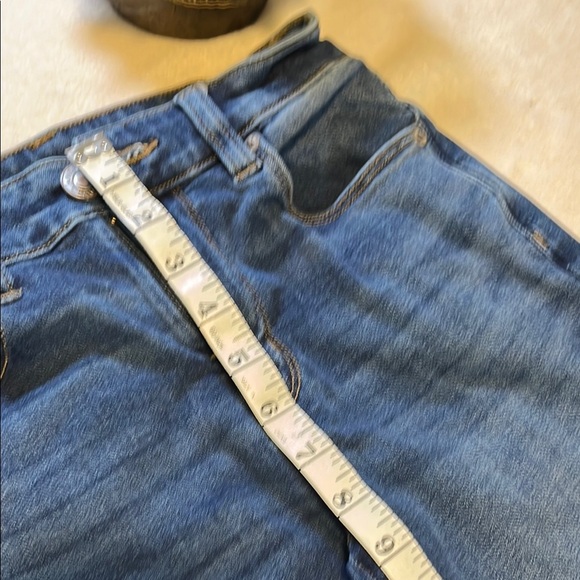 American Eagle Outfitters Blue Skinny Jeans Sleek Fit - Picture 5 of 7